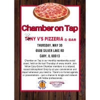 Chamber on Tap-Tony V's Pizzeria & Bar