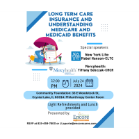 Long Term Care Insurance & Understanding Medicare/Medicaid Hosted by Encore of Crystal Lake