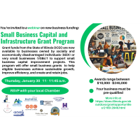 Fox Valley Chamber Webinar "Small Business Capital & Infrastructure Grant Program"