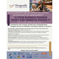 Fox Valley Webinar: "Is Your Business Boomer Ready and Dementia Friendly?"