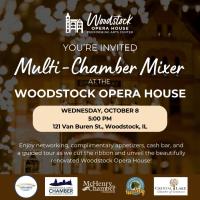 Multi-Chamber Ribbon Cutting at Mixer at Woodstock Opera House