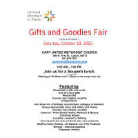 "Gifts and Goodies" Fair at United Methodist Church