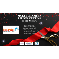 Multi-Chamber Ribbon Cutting at Open House for Restoration 1