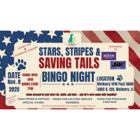 On Angels' Wings Pet Rescue "Stars, Stripes & Saving Tails" Bingo Night