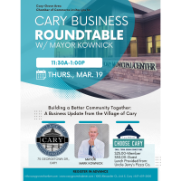 Cary Business Roundtable with Mayor Mark Kownick 2026
