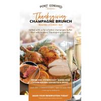 Thanksgiving Champagne Brunch at Port Edward