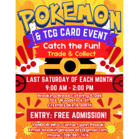 Pokemon & TCG Card Event at Breaking Bread Catering & Deli Crystal Lake