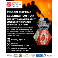 Multi-Chamber Ribbon Cutting for The Salvation Army Services Canteen