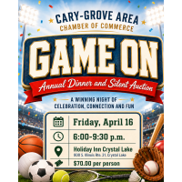 Cary-Grove Area Chamber of Commerce "Game On" Annual Dinner and Silent Auction 2027