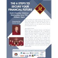Fox Valley Chamber Alliance Webinar "The 6 Steps To Secure Your Financial Future"