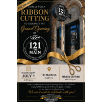 Ribbon Cutting at Leo's 121 on Main