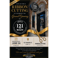 Ribbon Cutting at Leo's 121