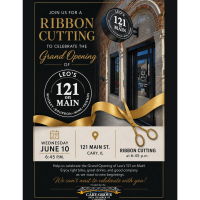 Ribbon Cutting at Leo's 121