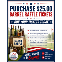 Barrel Raffle 2026 at CGACOC Annual Golf Outing