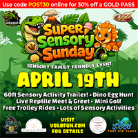 SUPER Sensory Sunday at Jurassic Gardens & Volo Museum!