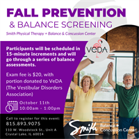 FALL PREVENTION & BALANCE SCREENING