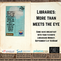 Fox River Grove Memorial Library Card Sign-Up Month Brunch