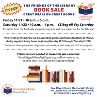 Friends of the Fox River Grove Memorial Library Book Sale