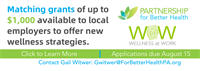 $1,000 Grants Available Through Partnership's 2025-2026 Wellness@Work Program
