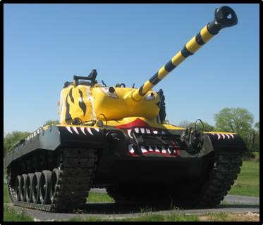 Army Heritage Trail - Korean War "Tiger" Tank
