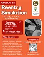 Cumberland County Reentry Simulation Event