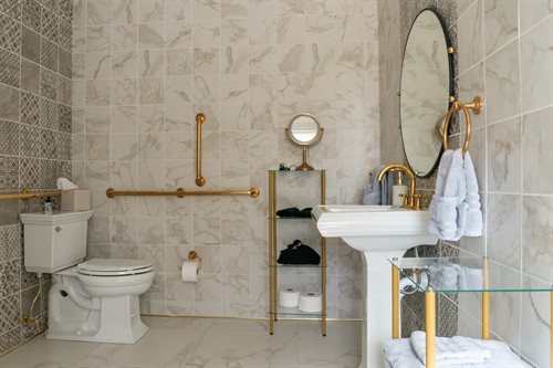 Luxury Bathrooms in each suite