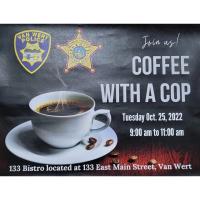Coffee With A Cop at 133 Bistro