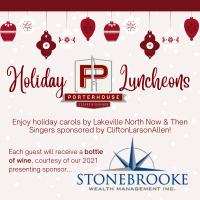 2021 Holiday Luncheon- Wednesday, December 8th 