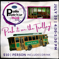 Patio Power Hour - Park it on the Trolley! 