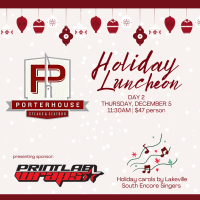 2024 Holiday Luncheon- Thursday, December 5th (South)