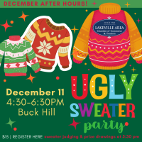 Ugly Sweater After Hours + Volunteer and Visionary Donor Appreciation