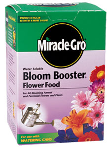 Full line of Miracle-Gro plant foods