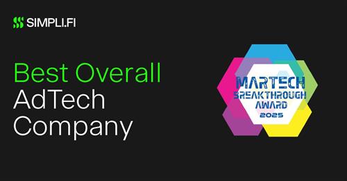 It’s official: Simpli·fi has been named Best Overall AdTech Company in the 2025 MarTech Breakthrough Awards.  This recognition highlights how our solutions, like ZTV for CTV and advanced geo-fencing, are reshaping programmatic advertising for brands and agencies worldwide.  Read the full press release: https://ow.ly/pKpx50WIePh