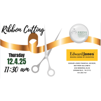 Ribbon Cutting for Edward Jones, Financial Advisor