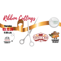 Ribbon Cutting Poppy's BBQ and Sockos Tacos