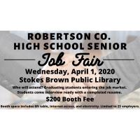 RESCHEDULING- Robertson County High School Senior Job Fair