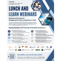 Lunch and Learn Webinars Sponsored by V.A.C.E.