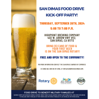 Food Drive Kick Off Mixer