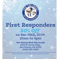 First Responders Appreciation Day at Nick the Greek