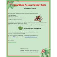 DeafBlind Access Holiday Gala