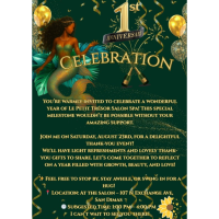 1st Anniversary Celebration Le Petit Tresor Salon Spa
