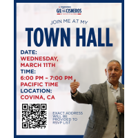 Congressman Gil Cisneros Town Hall
