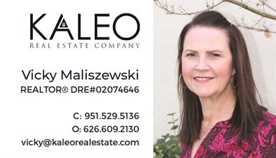 Vicky Maliszewski - Realtor - KALEO Real Estate Company