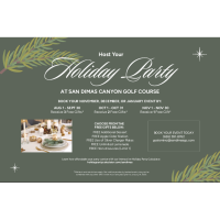 San Dimas Canyon Golf Course- Holiday Flyer