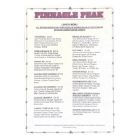 Pinnacle Peak Steakhouse Menu