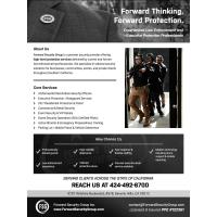 Forward Security Group, Inc. Experienced Thinking, Forward Protection. 