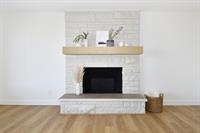 Quick and easy fireplace refresh! 