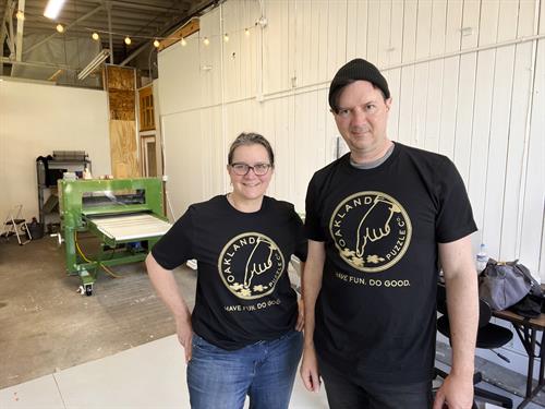 Sibling team Dave and DeAnna Tibbs started Oakland Puzzle Company in 2023