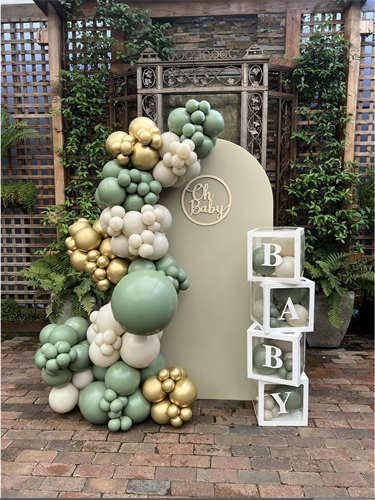 San Mateo Baby Shower Balloon Backdrop