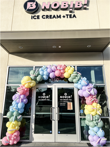 Hayward Grand Opening Custom Balloon Arch 